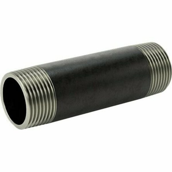 Bsc Preferred Standard-Wall Steel Pipe Nipple Threaded on Both Ends 1 NPT 4 Long 44615K466